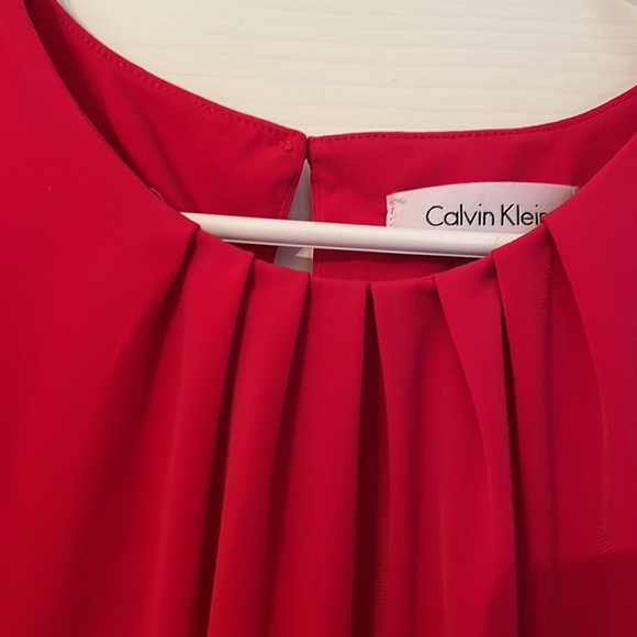Raspberry Calvin Klein Dress Top - Picture 2 of 3